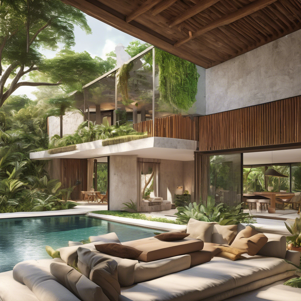 Arquitectura bioclimática aplicada a viviendas en la Riviera Maya.