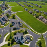 Terrenos agrícolas convertidos en desarrollo residencial