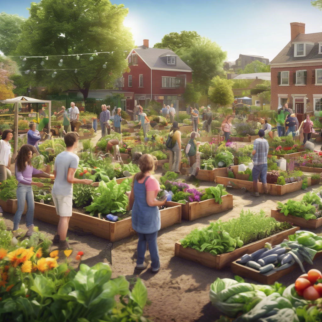 Comunidades con huertos orgánicos compartidos